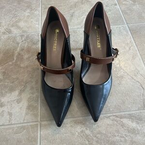 BigTree Black and Brown Women's Heels